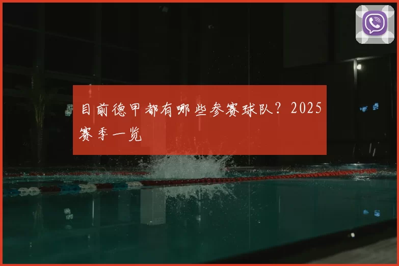 目前德甲都有哪些参赛球队？2025赛季一览
