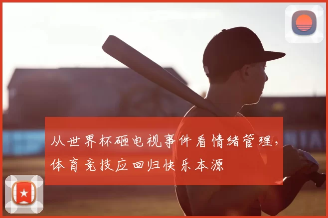 从世界杯砸电视事件看情绪管理,体育竞技应回归快乐本源
