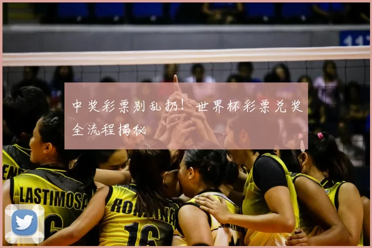 中奖彩票别乱扔!世界杯彩票兑奖全流程揭秘