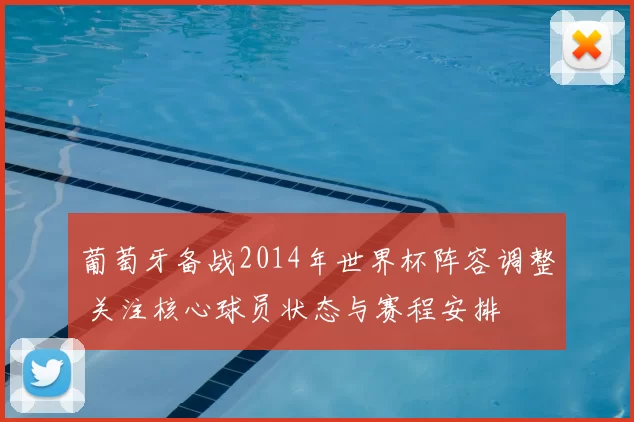 葡萄牙备战2014年世界杯阵容调整 关注核心球员状态与赛程安排